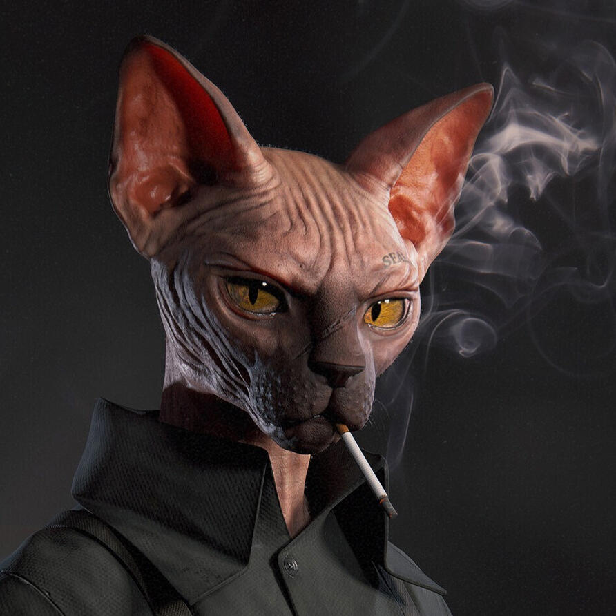 Personal Work Sphynx trooper. Cinematic creature character for vfx.